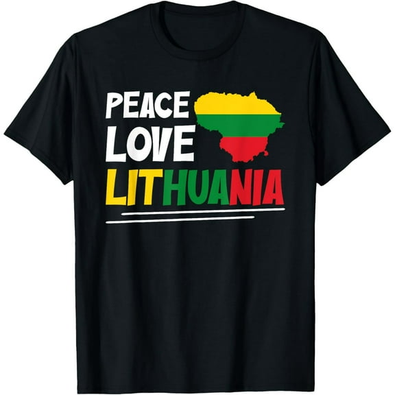 men and women can wear,Lithuania Lithuanian Flag T-Shirt
