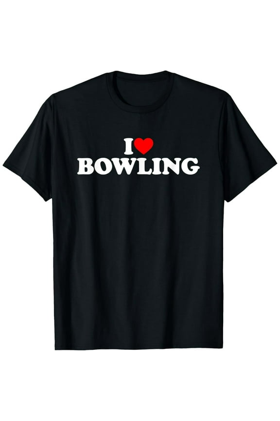 men and women can wearé”›å– Love Bowling T-Shirt