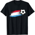 thumbnail image 1 of men and women can wear，Luxembourg Flag Jersey LUXEMBOURG Soccer Team Luxembourg T-Shirt, 1 of 4