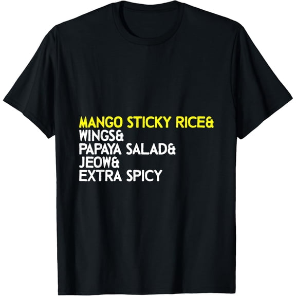 men and women can wear,Mango Sticky Rice T-Shirt