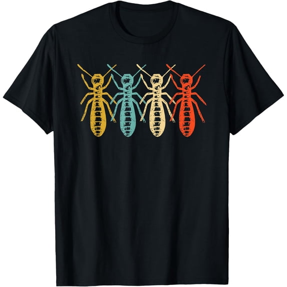 men and women can wear，Mens Termite Retro Vintage Design Pest Controller T-Shirt