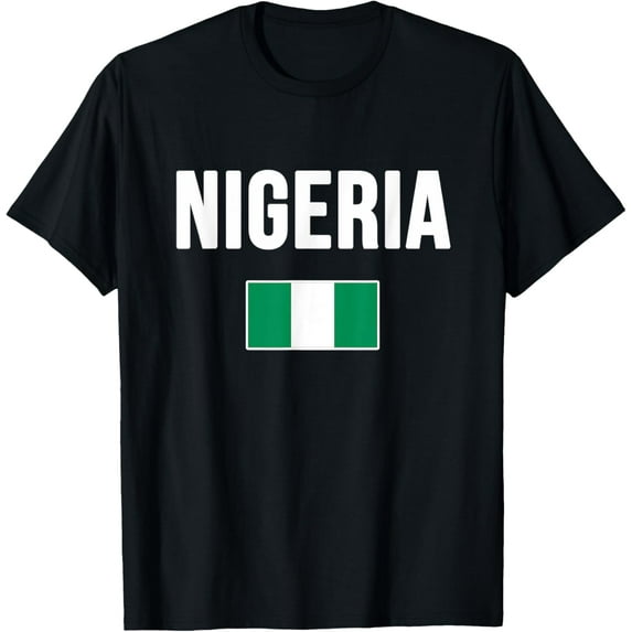men and women can wear,Nigeria Nigerian Flag T-Shirt