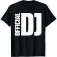 thumbnail image 1 of men and women can wear，Official DJ T-Shirt, 1 of 4