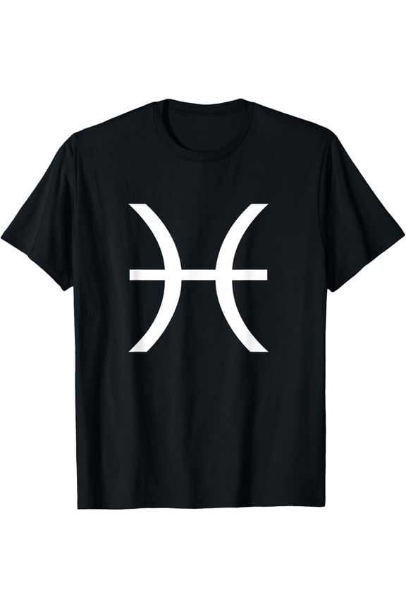 men and women can wear,Pisces Zodiac Symbol T-Shirt