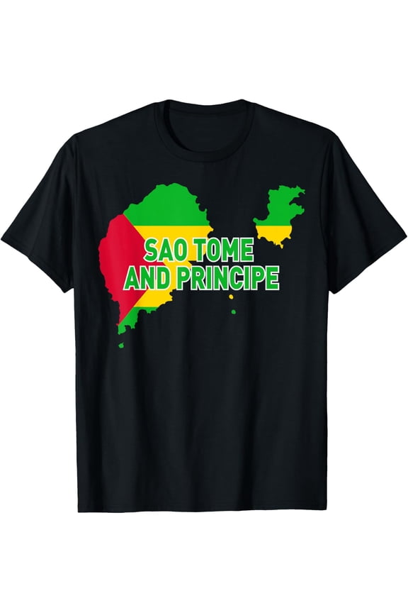 men and women can wear，Proud Family and Flag of Country Sao Tome and Principe T-Shirt