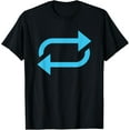 thumbnail image 1 of men and women can wear，Repeat Symbol Loop Symbol costume T-Shirt, 1 of 4