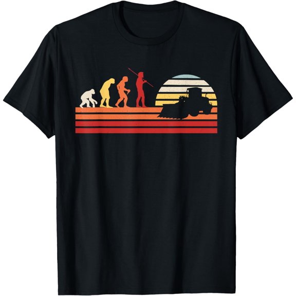 men and women can wear，Retro Bulldozer Operator Construction - Vintage Bulldozer T-Shirt