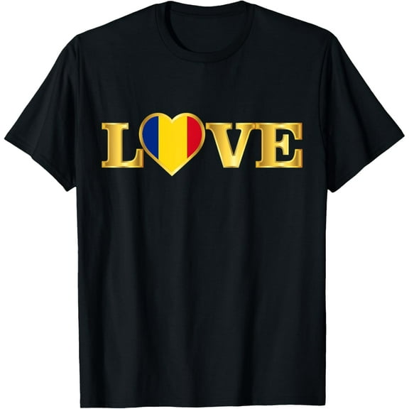 men and women can wear, Romania Flag Romanian Romania Pride Heart T-Shirt
