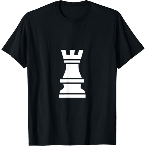 men and women can wear,Rook Chess Piece T-Shirt T-Shirt