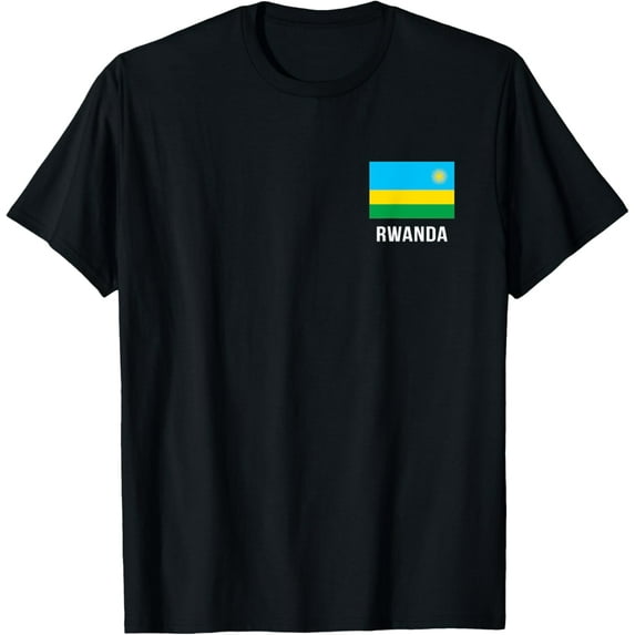 men and women can wear,Rwanda Flag Shirt | Rwandan T-Shirt