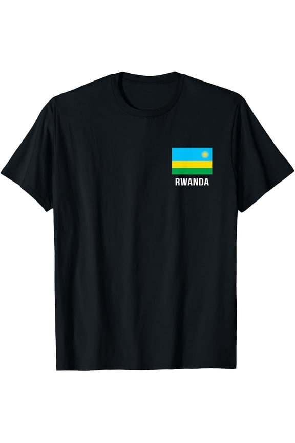 men and women can wear,Rwanda Flag Shirt | Rwandan T-Shirt