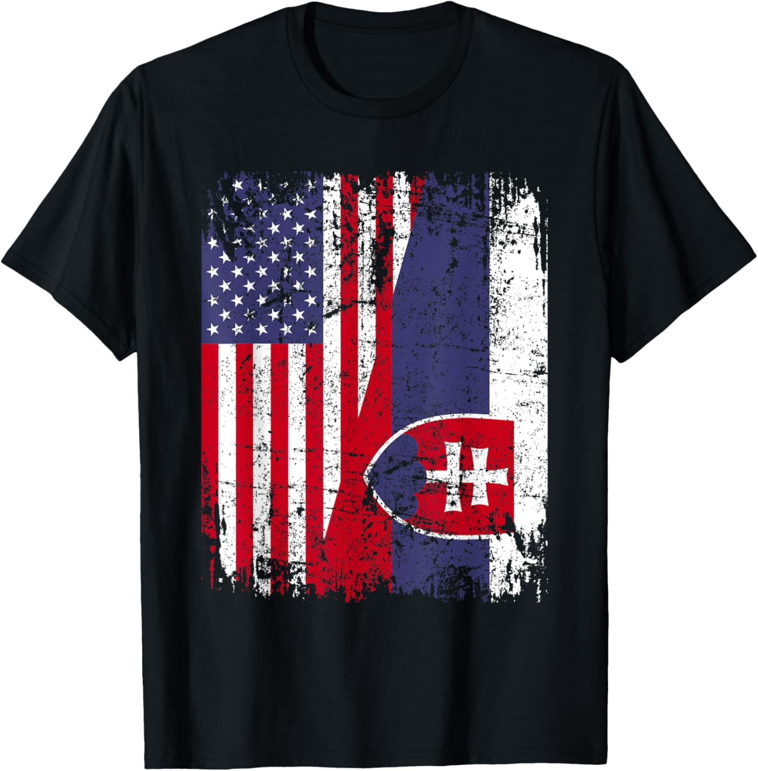 Lot De 6 Autocollants Drapeaux USA & Slovaquie - 40mm - Marque StickersWorld (Royaume-Uni)