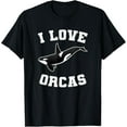 thumbnail image 1 of men and women can wear，Save Orca Killer Whale Ocean Whales T-Shirts T-Shirt, 1 of 4