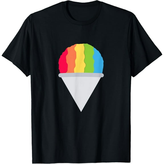 men and women can wear,Shaved Ice Snow Cone Costume T-Shirt