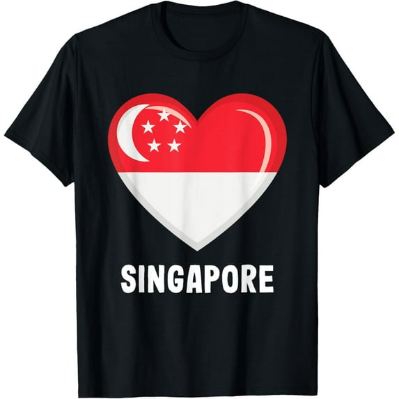men and women can wear,Singapore Singapore Flag T-Shirt