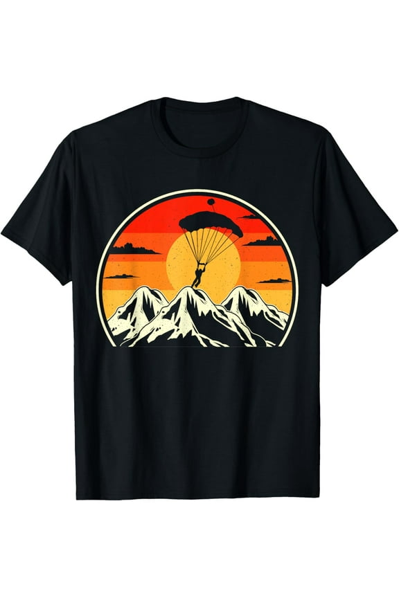 men and women can wear,Skydiving Sunset T-Shirt