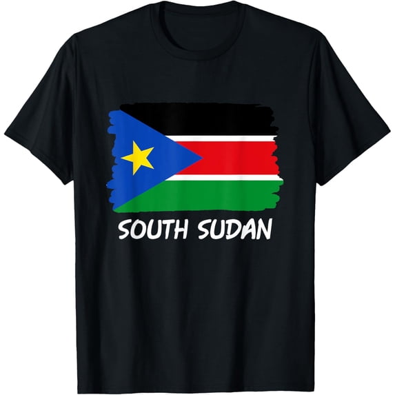 men and women can wear,South Sudan Flag T-Shirt