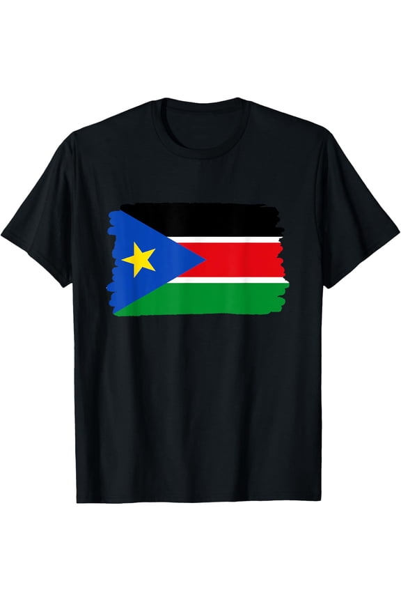 men and women can wear,South Sudan Flag T-Shirt