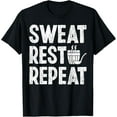 thumbnail image 1 of men and women can wear，Sweat Rest Repeat Sauna T-Shirt, 1 of 4