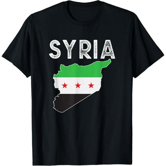 men and women can wear,Syria Syrian Flag T-Shirt