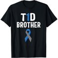 thumbnail image 1 of men and women can wear，T1D Brother Diabetes Awareness Type 1 Insulin Pancreas T-Shirt, 1 of 4