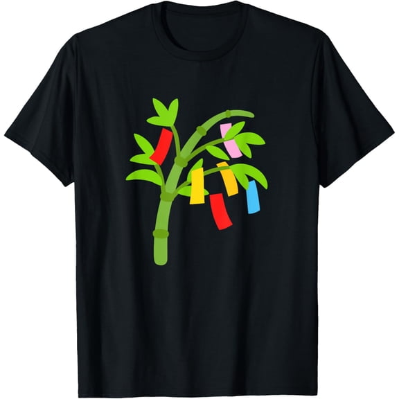 men and women can wear,Tanabata Tree Wish Tree Costume T-Shirt