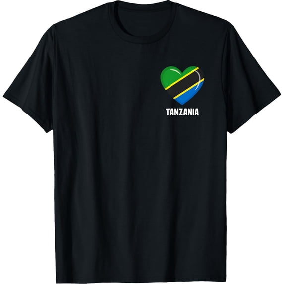 men and women can wear,Tanzanian Tanzania Flag T-Shirt