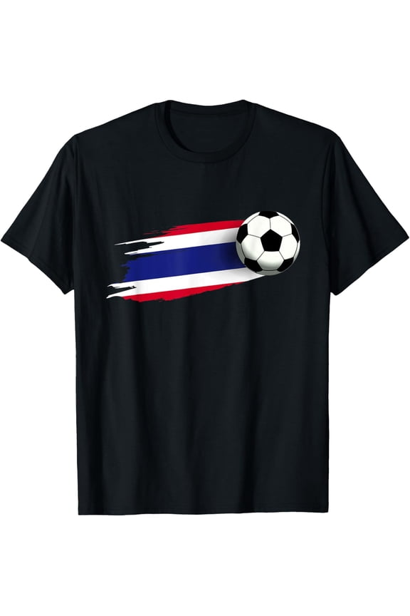men and women can wear,Thailand Flag Jersey Thai Soccer Team Thai T-Shirt