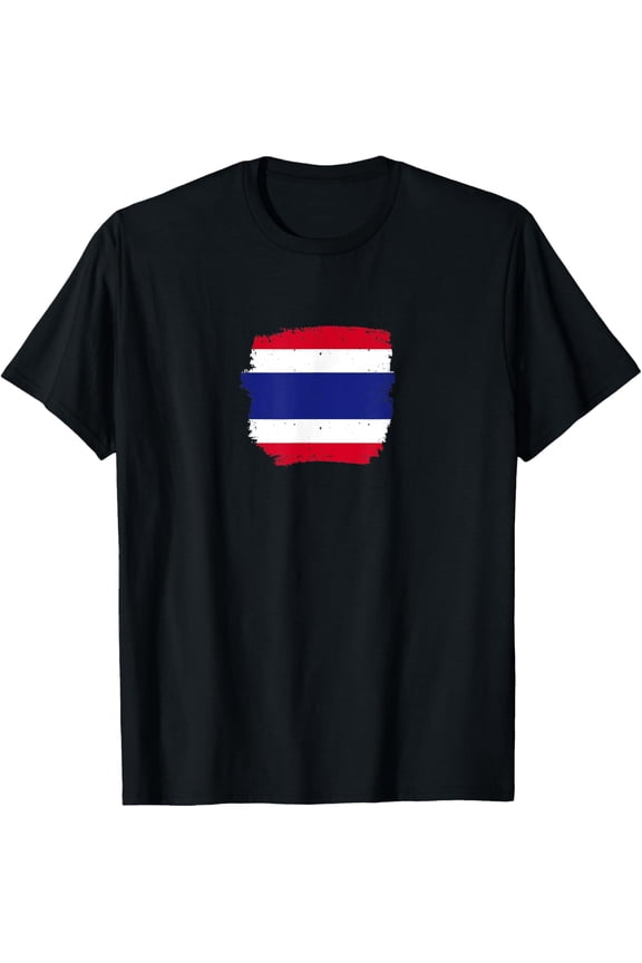men and women can wear，Thailand Proud Thai Flag T-Shirt