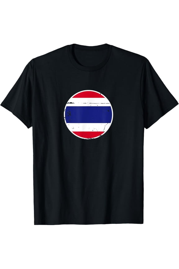 men and women can wear，Thailand Proud Thai Flag T-Shirt