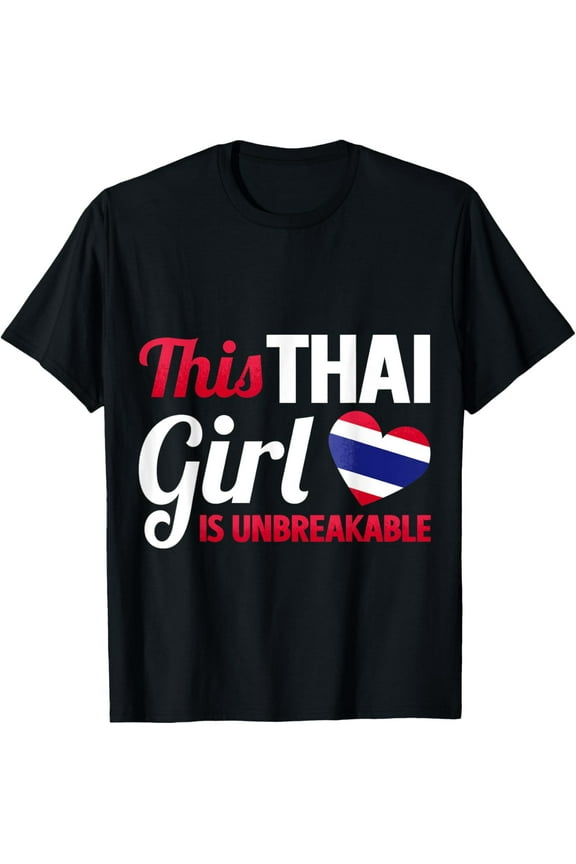 men and women can wear，Thailand Thai Roots Thai Heritage Proud Thai Flag T-Shirt