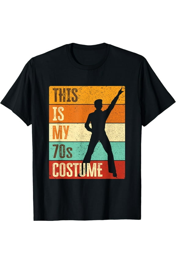 men and women can wear,This Is My 70s Costume, Men | 70s Outfit | 1970s Disco T-Shirt