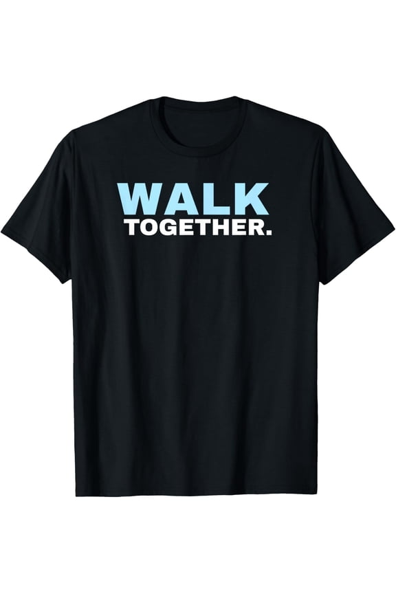 men and women can wear,Together Walk Indoor Walking Outdoor Walk at Home Pounds Off T-Shirt