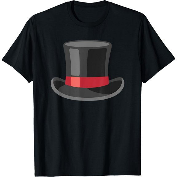 men and women can wear，Top Hat Costume T-Shirt
