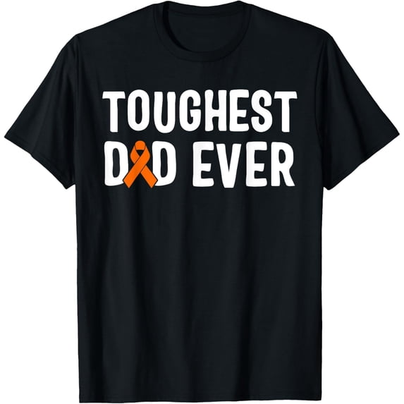 men and women can wear,Toughest Dad Ever Leukemia Awareness T-Shirt