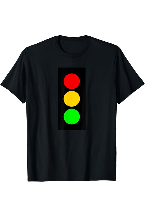 men and women can wear,Traffic Signal Stop-Caution-Go Stop Light T-Shirt