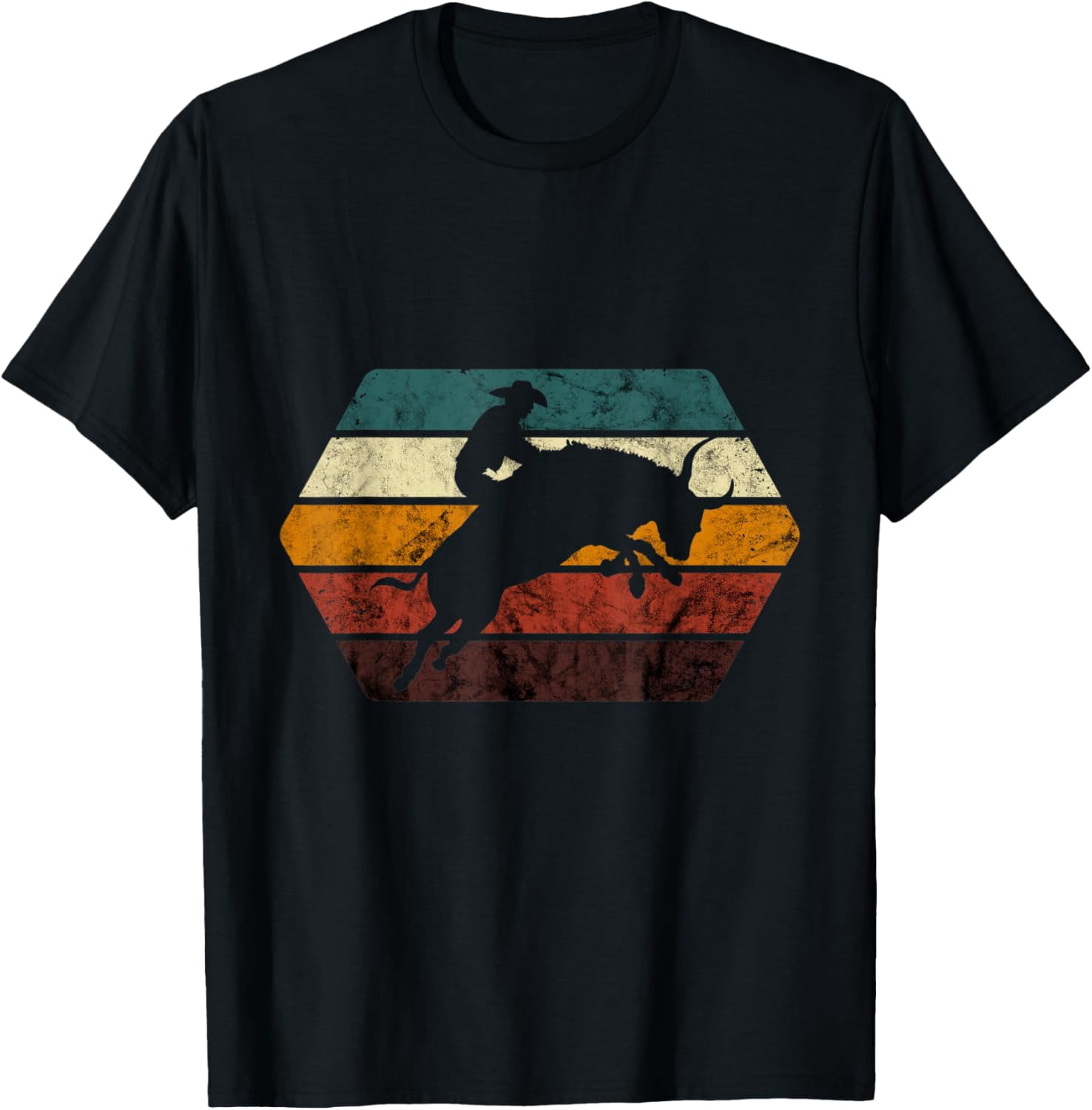 men and women can wear，Vintage Retro Bull Riding Rodeo Cowboy Western ...
