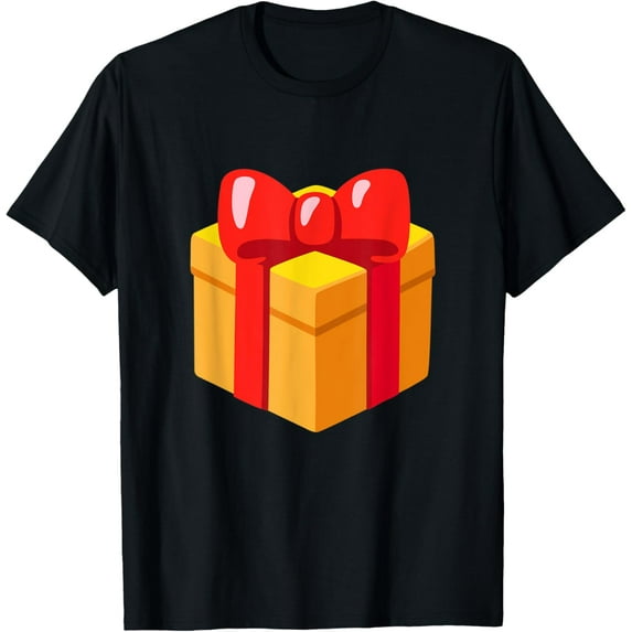 men and women can wear,Wrapped Birthday Present Costume T-Shirt