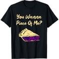 thumbnail image 1 of men and women can wear，You Wanna Piece Of Me? Funny Blueberry Pie Dessert Baking T-Shirt, 1 of 4