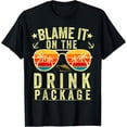 thumbnail image 1 of men and women can wear锛孊lame it on The Cruise Package Cruise Cruising Matching T-Shirt, 1 of 6