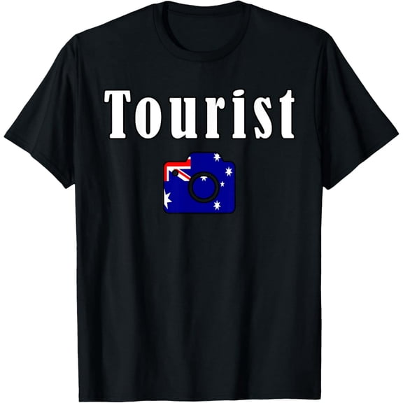 men and women can wear閿涘ourist Australia Australian Flag Funny T-Shirt