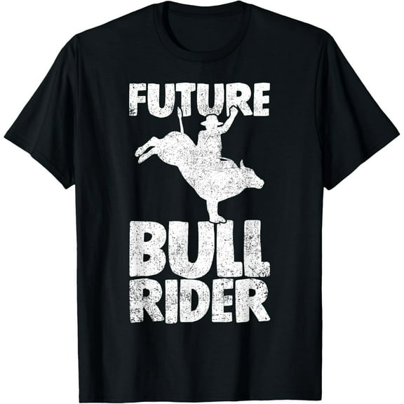 men and women can wear锛孎uture Bull Rider Bull Riding Rodeo T-Shirt
