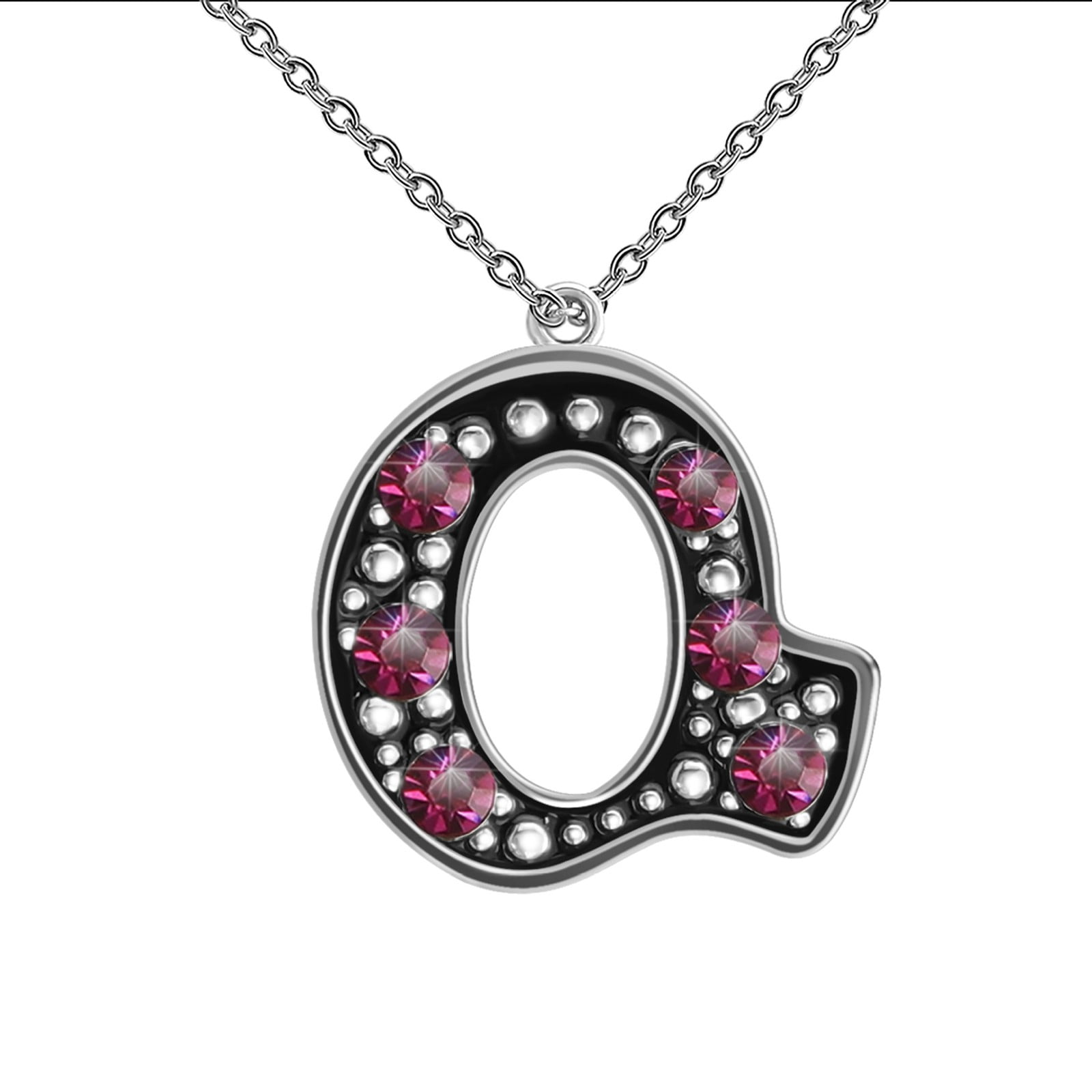 men necklace necklace mama gifts Black Oil Color 26 English Surname