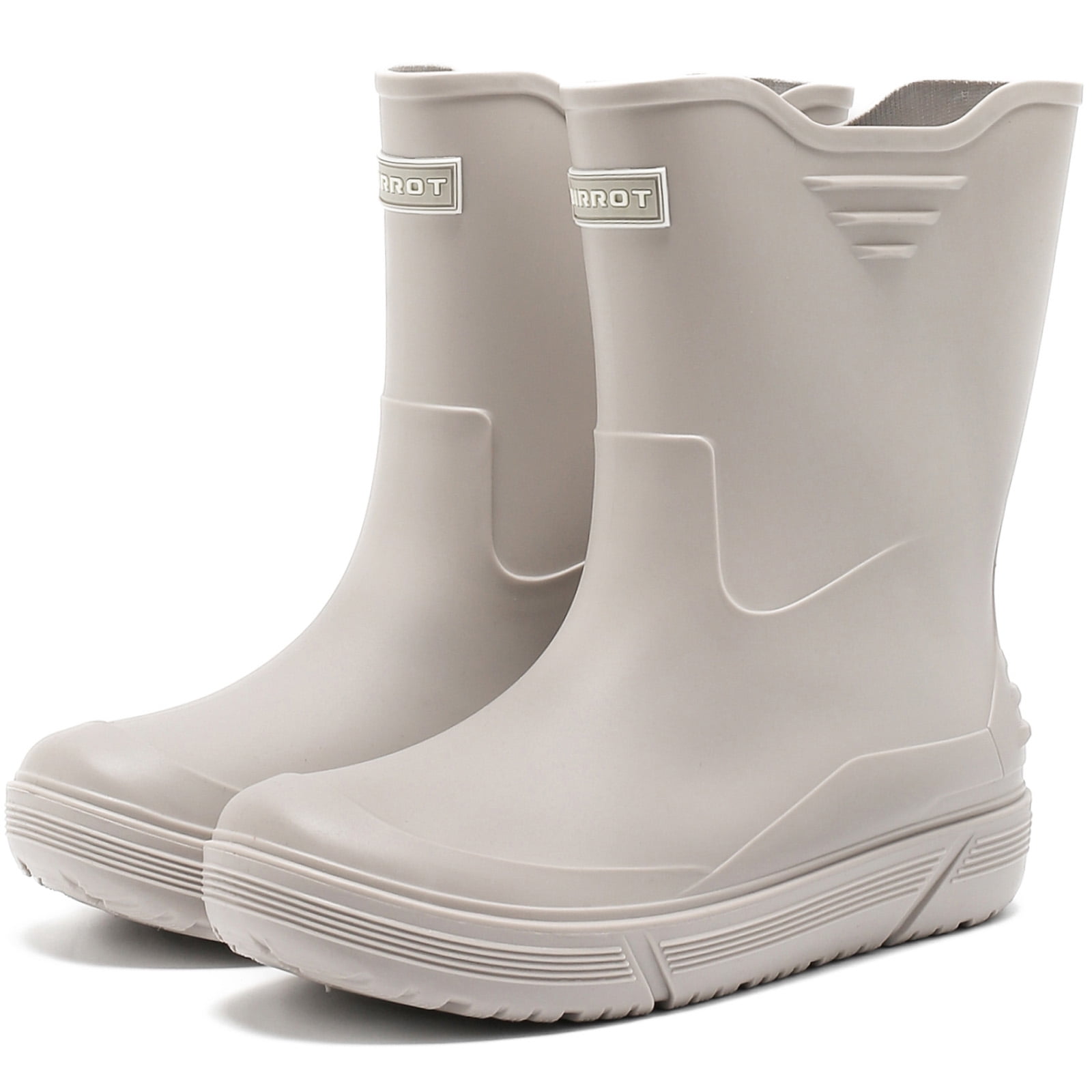 HSBDNZQ Rain Boots for Men Waterproof Fashionable Rubber Boots Non-slip Outdoor Garden Boots Mid Calf Muck Work Shoes Comfort Lightweight Rainboots for Fishing Climbing