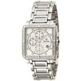 thumbnail image 1 of men's 96e104 diamond accented stainless steel bracelet watch, 1 of 3