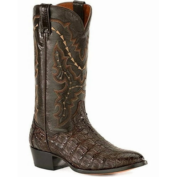 men's dan post boots genuine flank caiman