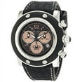 thumbnail image 1 of men's gk1127 miami chronograph black dial black silicone watch, 1 of 3