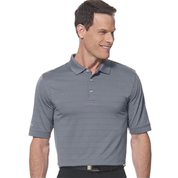 men's golf short sleeve pique open mesh polo shirt, quiet shade, 3x-large