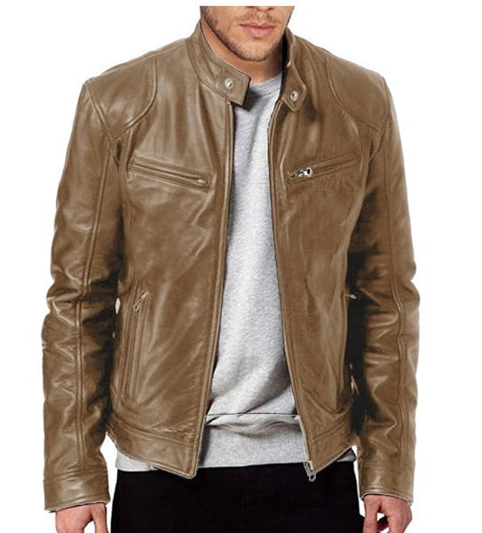 soerte（ソエルテ）の「Stand collar leather jacket（renewal