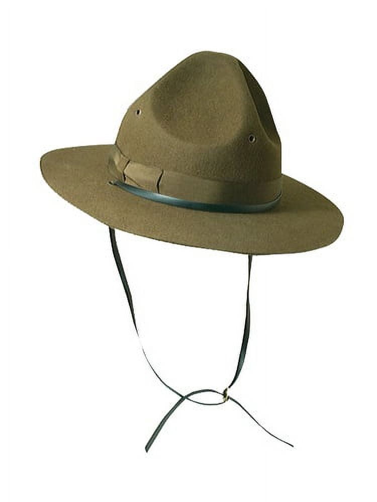Scala Men s Wool Felt Campaign Hat Large Olive